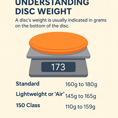 What weight disc should I throw and how does weight affect the flight?