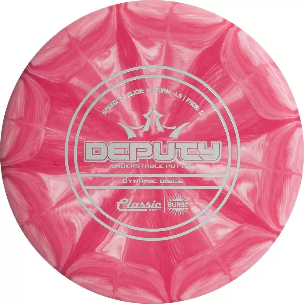 Dynamic Discs Classic Soft Burst Deputy Putter - Speed 3