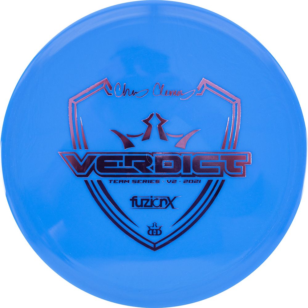 Dynamic Discs Fuzion X-Blend Verdict Midrange with Chris Clemons Team Series V2 2021 Stamp - Speed 5