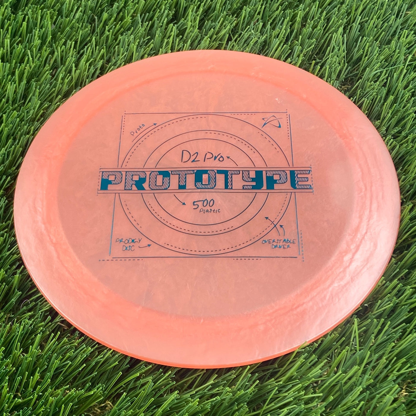 Prodigy 500 D2 Pro Distance Driver with Prototype Stamp - Speed 12