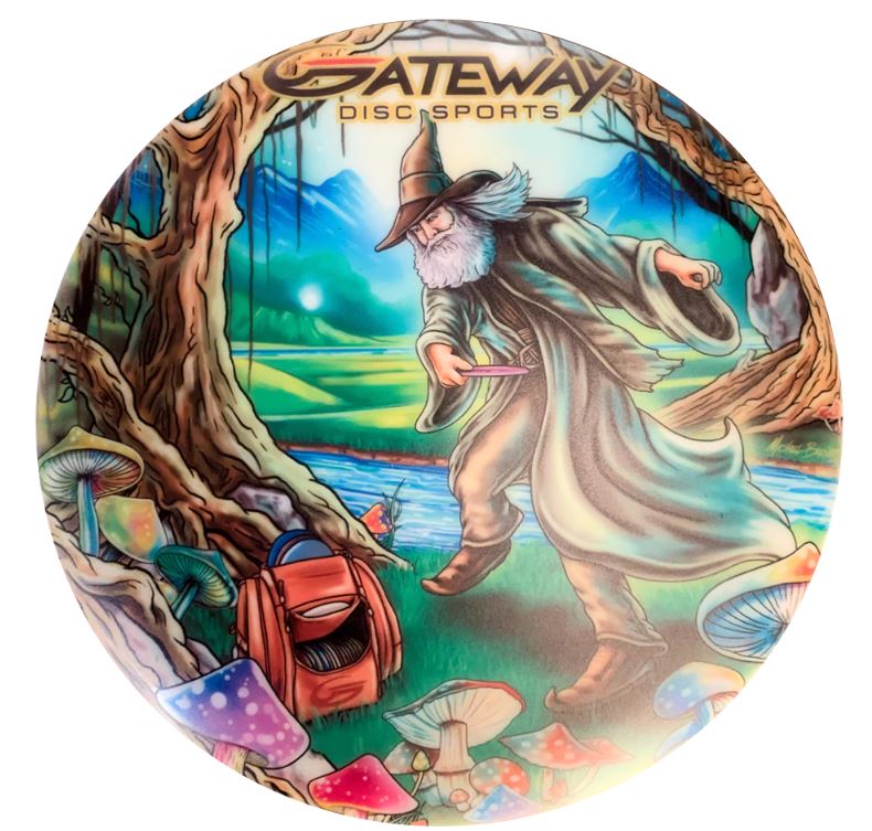 Gateway Diamond Full Color Wizard Putter with #4 - Mushroom Forest - by Artist Mike Barnard Stamp - Speed 2