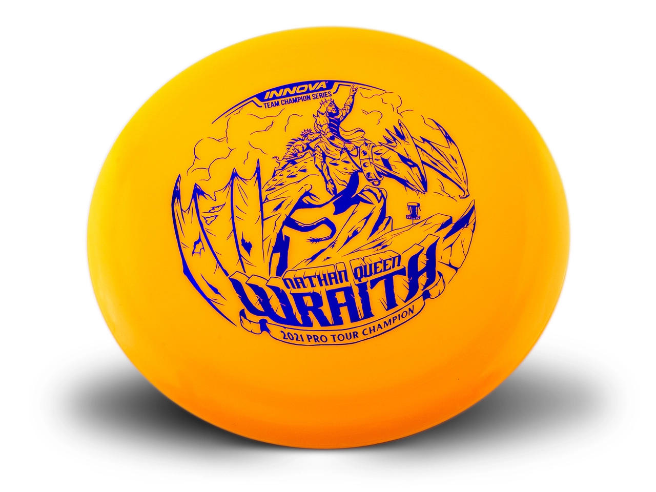 Innova Star Color Glow Wraith Distance Driver with Nathan Queen - 2022 Team Champion Series - 2021 Pro Tour Champion Stamp - Speed 11