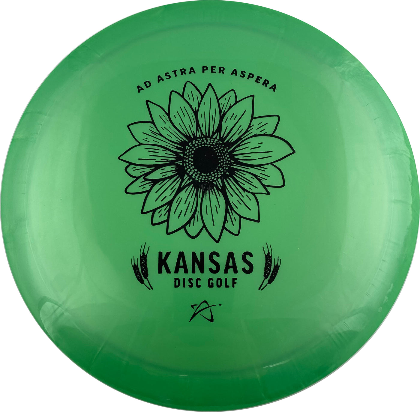 Prodigy 500 H7 Fairway Driver with Ad Astra Per Aspera Kansas Disc Golf Stamp - Speed 9