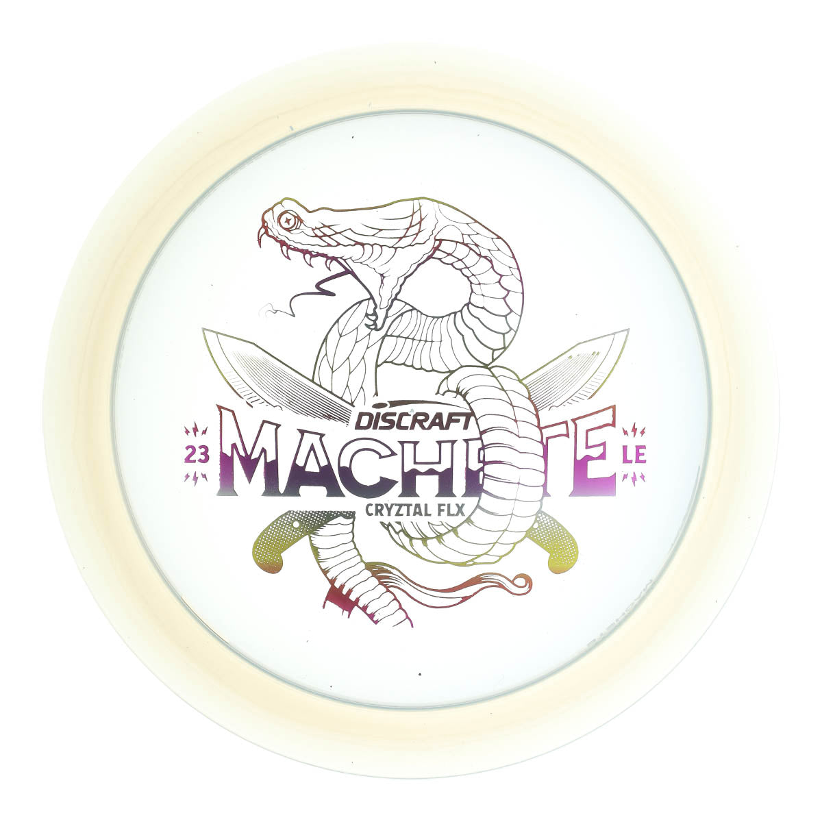 Discraft CryZtal Flx Machete Distance Driver with 2023 Ledgestone Edition - Wave 2 Stamp - Speed 11