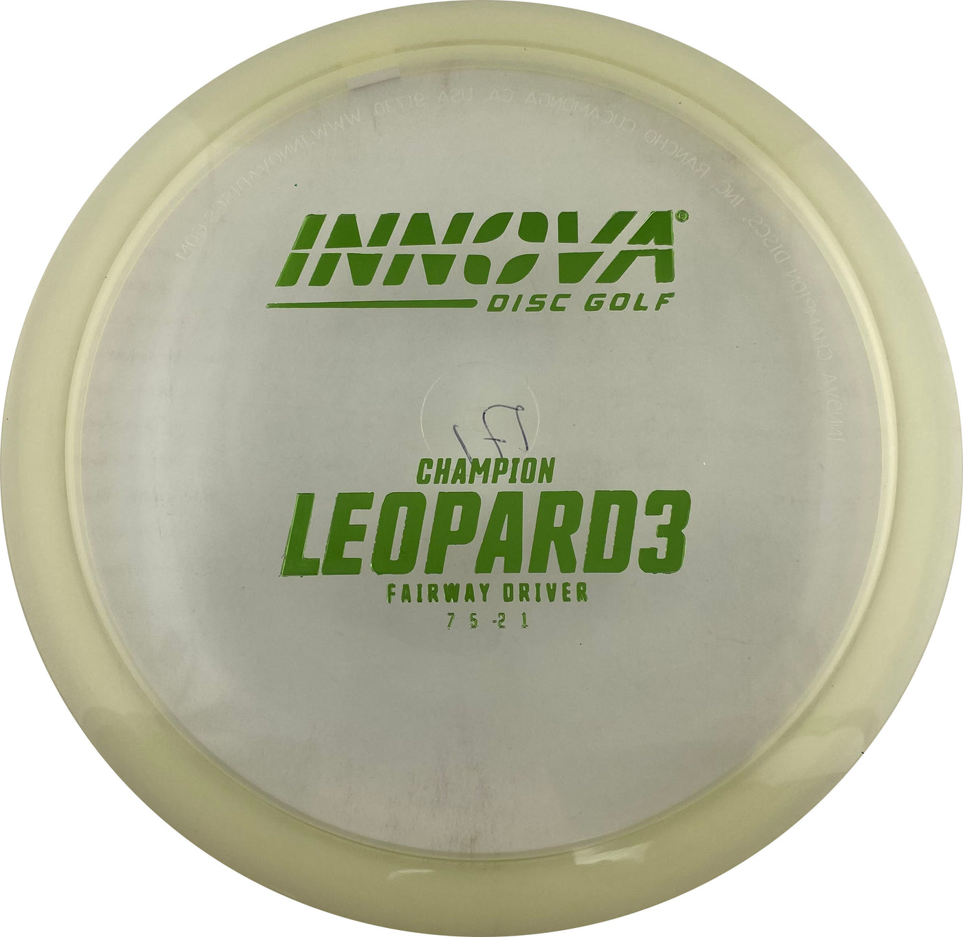 Innova Champion Leopard3 Fairway Driver with Burst Logo Stock Stamp - Speed 7