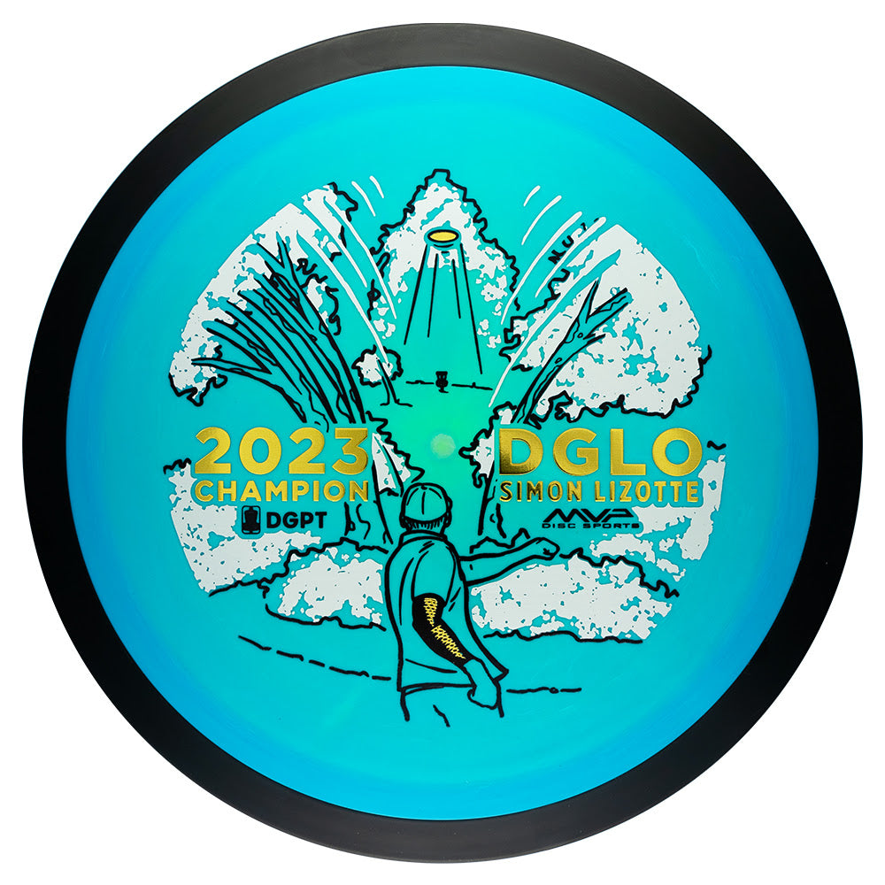 MVP Neutron Wave with 2023 DGLO Champion - Simon Lizotte - Simon Line Hole Breaker - Art by DoubleRam Design Stamp
