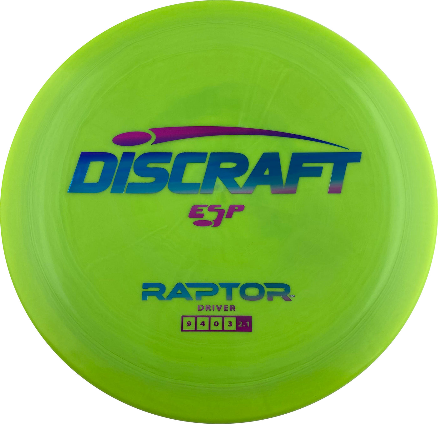 Discraft ESP Raptor Distance Driver with 2023 New Font Stamp - Speed 9