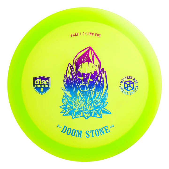 Discmania Flex 1 C-Line FD3 Fairway Driver with Doom Stone - Mystery Box Special Edition Stamp - Speed 9