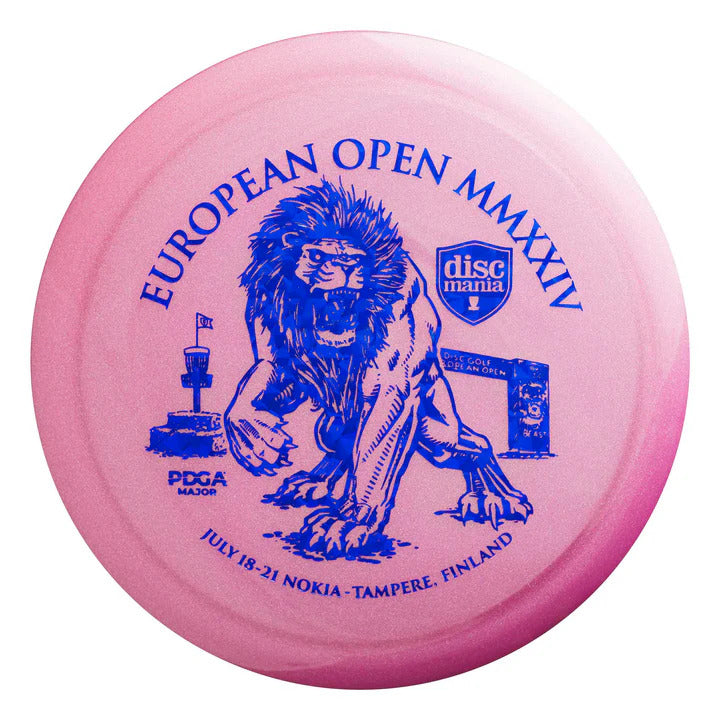 Discmania Forge Function Fairway Driver with European Open MMXXIV - July 18-21 Nokia - Tampere, Finland - PDGA Major Stamp - Speed 8