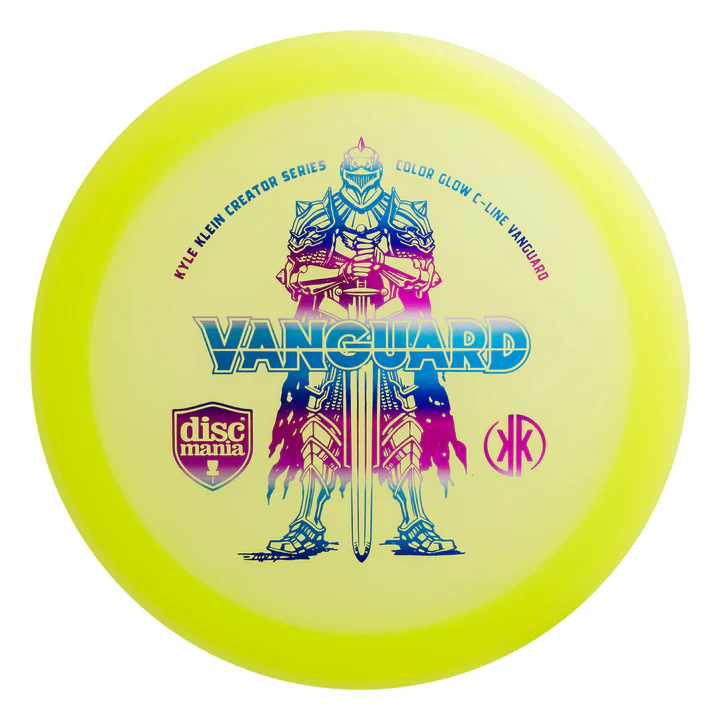 Discmania C-Line Color Glow Reinvented Vanguard Fairway Driver with Kyle Klein Creator Series - Powerful Knight Stamp - Speed 9