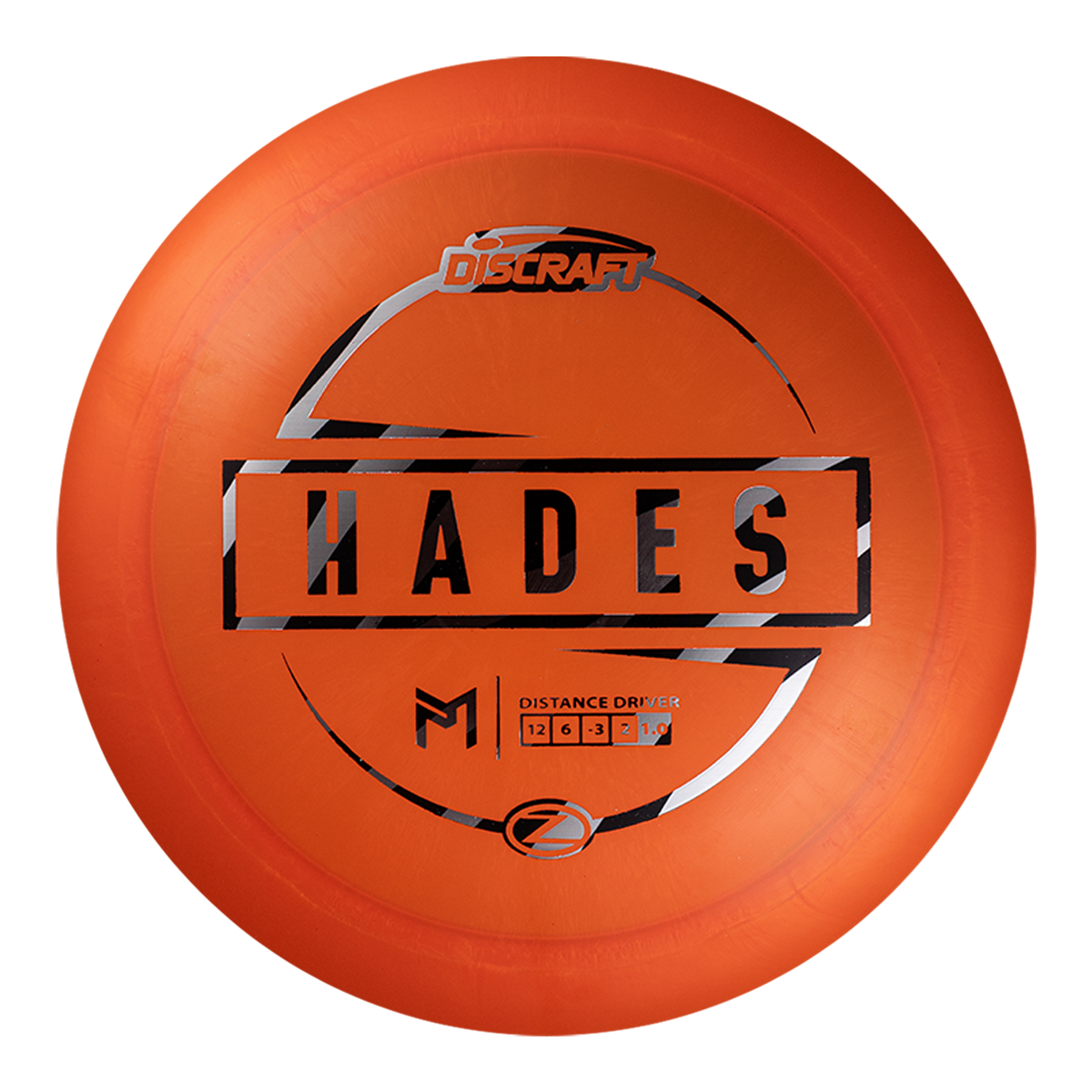 Discraft Elite Z Hades Distance Driver with PM Logo Stock Stamp Stamp - Speed 12