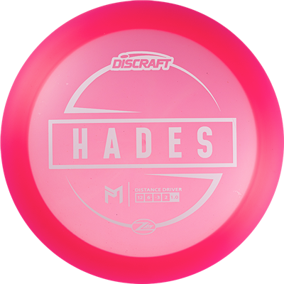 Discraft Elite Z Lite Hades Distance Driver with PM Logo Stock Stamp Stamp - Speed 12