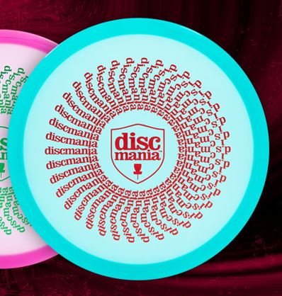 Discmania C-Line Color Glow MD1 Reinvented Midrange with Discmania Shield and Spiral Phenakistoscope Stamp - Speed 5