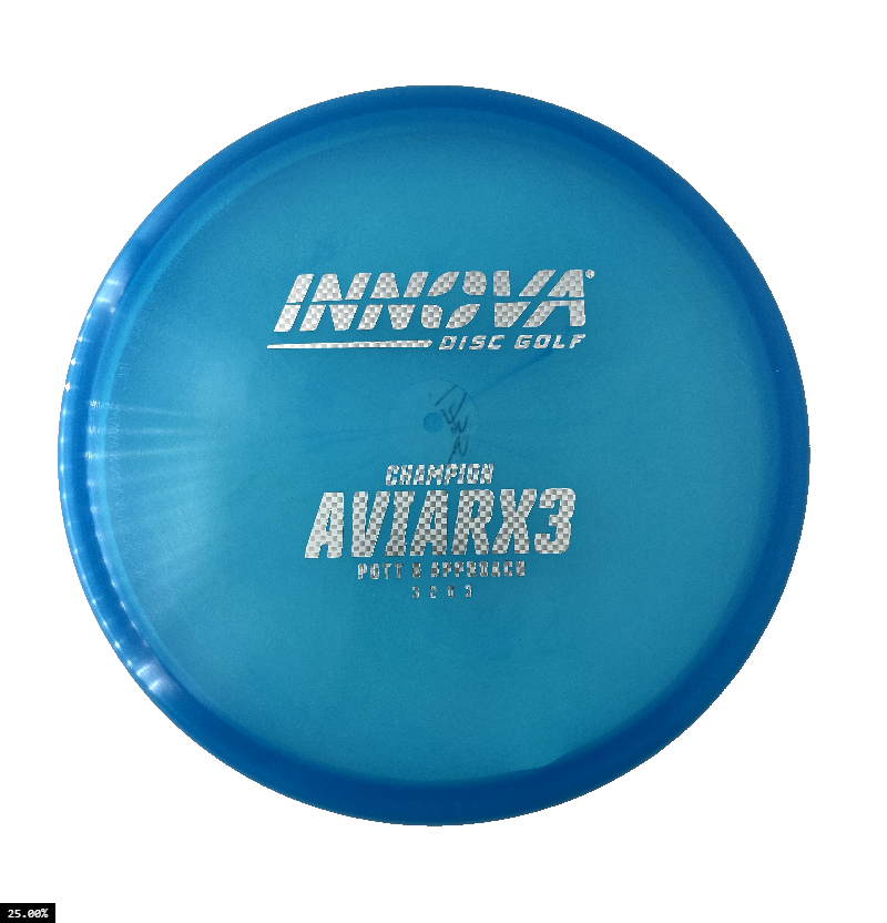 Innova Champion AviarX3 Putter with Burst Logo Stock Stamp - Speed 3