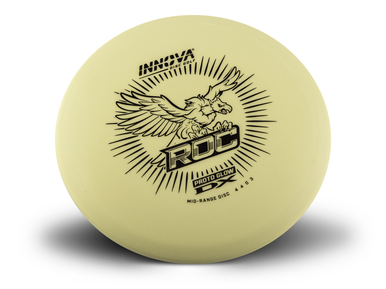 Innova Proto Glow DX Roc Midrange with Burst Logo Stock Stamp - Speed 4