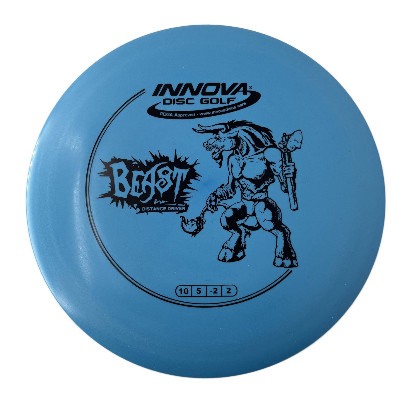 Innova DX Beast Distance Driver with Minotaur with Stone Axe Stamp - Speed 10