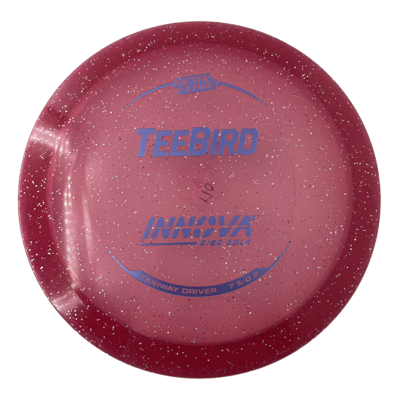 Innova Champion Metal Flake Teebird Fairway Driver with Burst Logo Stock Stamp - Speed 7