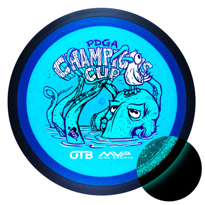MVP Particle Glow Proton Wave Distance Driver with OTB Champions Cup 2025 - Frank by Green C Studio Stamp - Speed 11