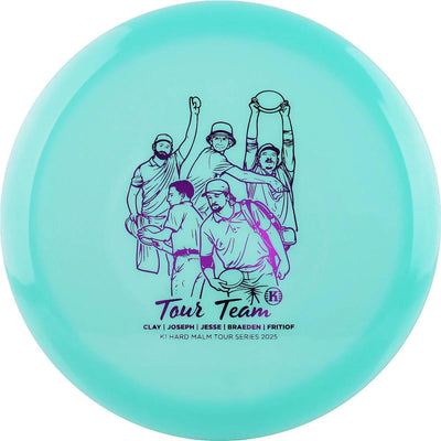 Kastaplast K1 Hard Malm Fairway Driver with Tour Team - Clay | Joseph | Jesse | Braeden | Fritiof - Tour Series 2025 Stamp - Speed 10