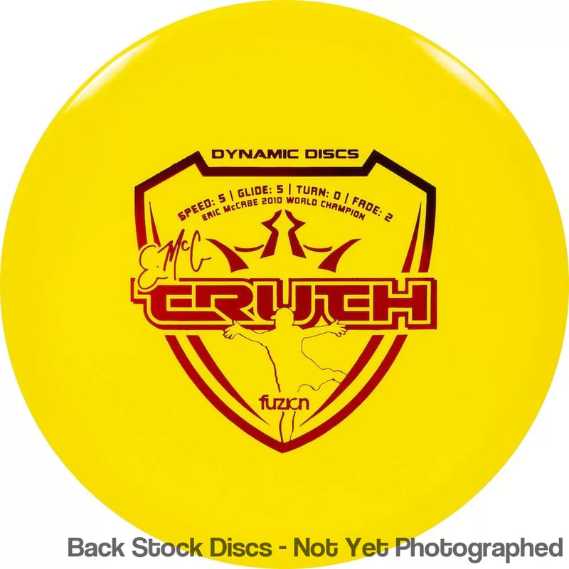 Dynamic Discs Fuzion EMAC Truth with Eric McCabe 2010 World Champion Stamp