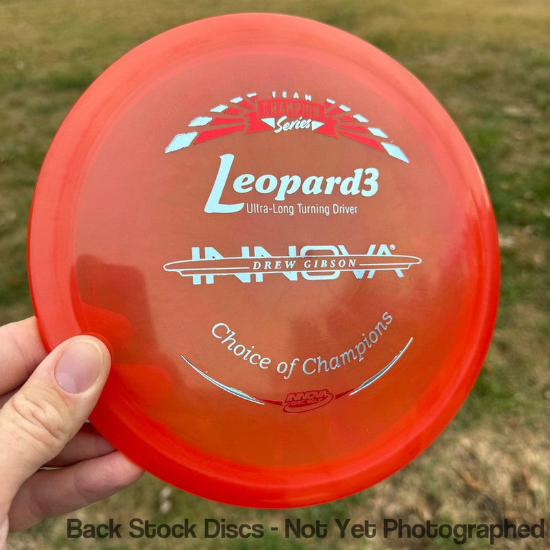 Innova Champion Luster Leopard3 with Drew Gibson 2019 Tour Series Stamp