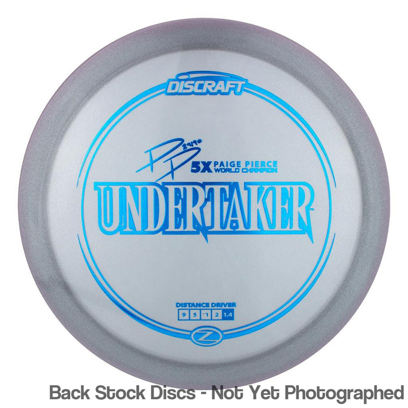 Discraft Elite Z Undertaker with PP 29190 5X Paige Pierce World Champion Stamp