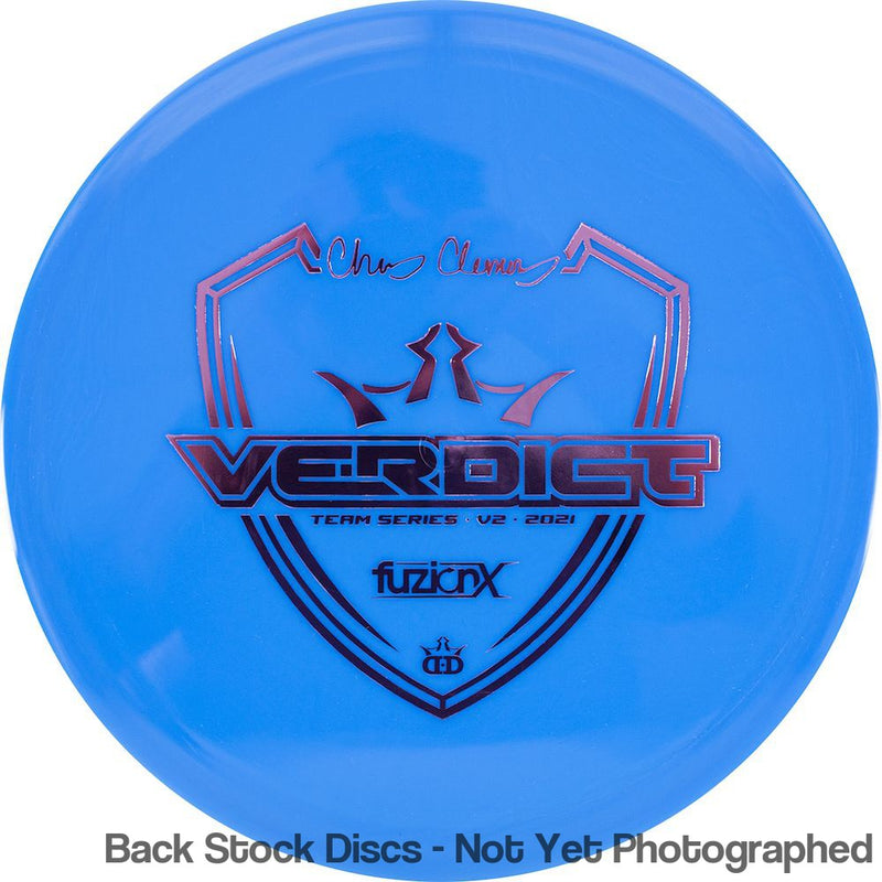 Dynamic Discs Fuzion X-Blend Verdict with Chris Clemons Team Series V2 2021 Stamp