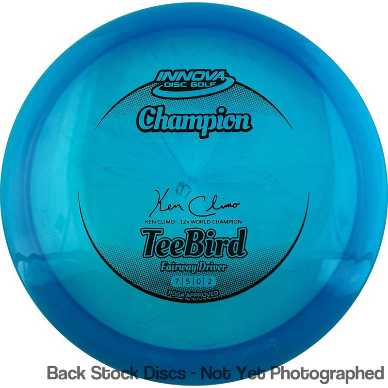 Innova Champion Teebird with Ken Climo - 12x World Champion New Stamp Stamp