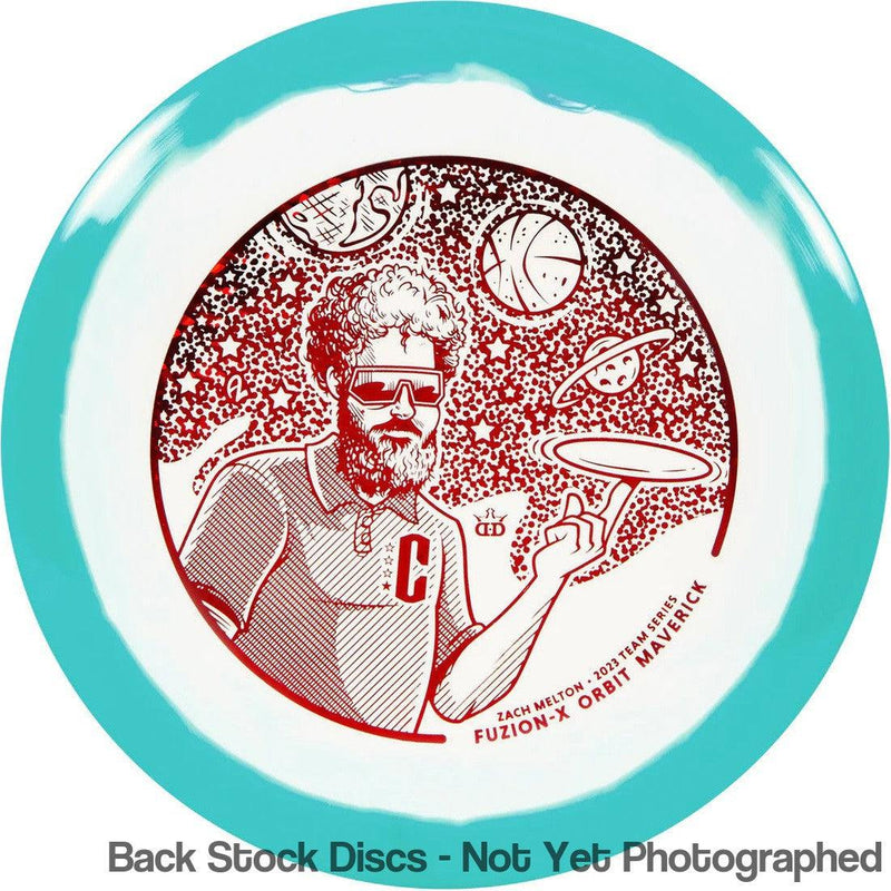 Dynamic Discs Fuzion-X Orbit Maverick with Zach Melton 2023 Team Series Stamp