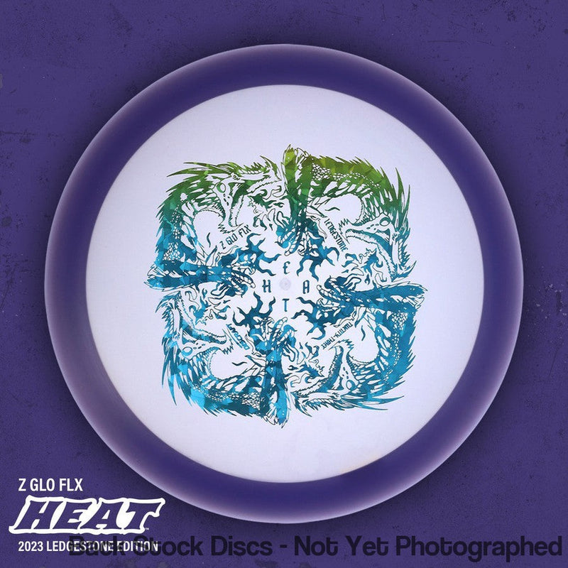 Discraft Glo FLX Heat with 2023 Ledgestone Edition - Wave 3 Stamp