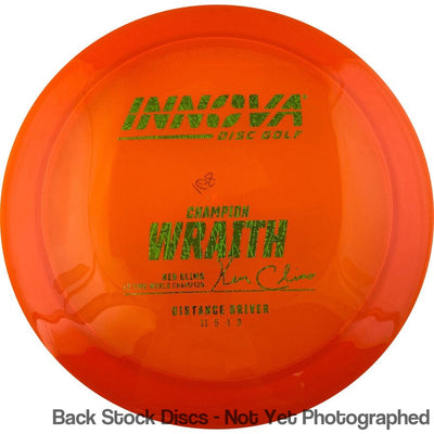 Innova Champion Wraith with Ken Climo 12 Time World Champion Burst Logo Stamp