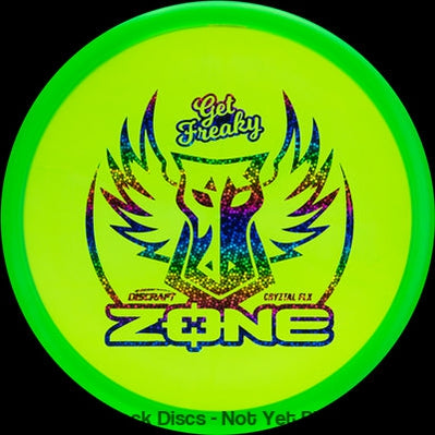 Discraft CryZtal Flx Zone with Get Freaky Dark Horse Stamp