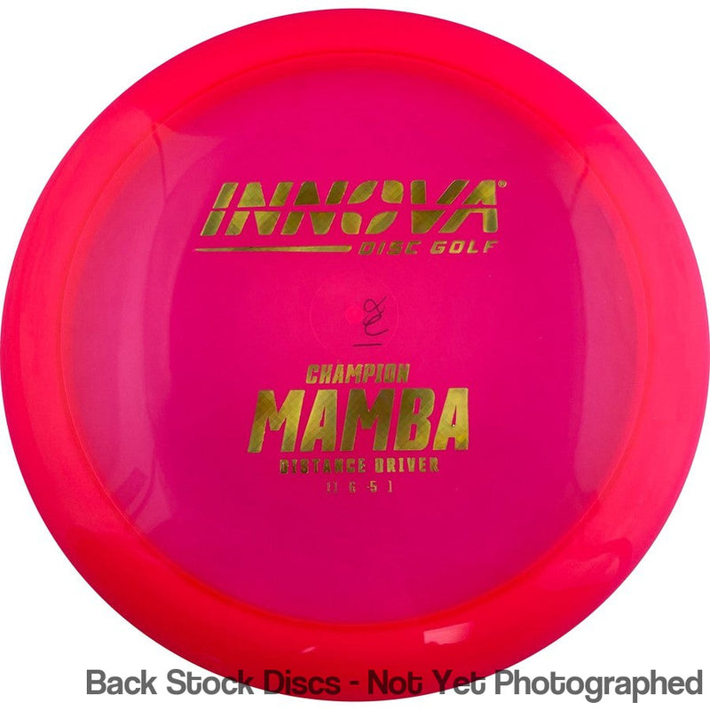 Innova Champion Mamba with Burst Logo Stock Stamp