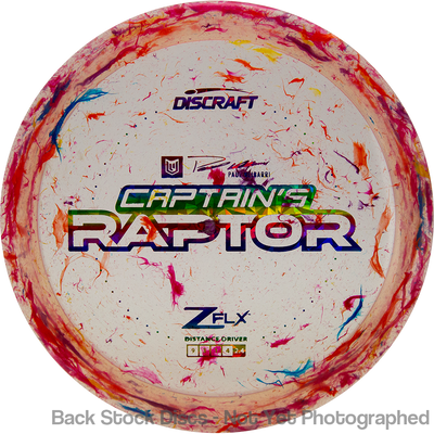 Discraft Jawbreaker Z FLX Captain's Raptor with Paul Ulibarri - 2023 Stamp