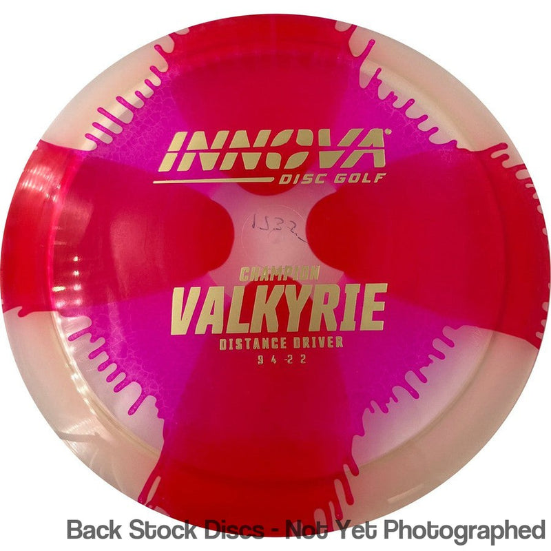 Innova Champion I-Dye Valkyrie with Burst Logo Stock Stamp