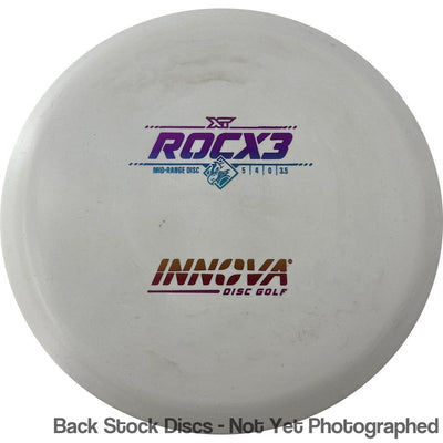 Innova XT RocX3 with Burst Logo Stock Stamp