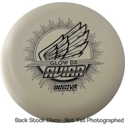 Innova DX Glow Aviar Putter with Burst Logo Stock Character Stamp