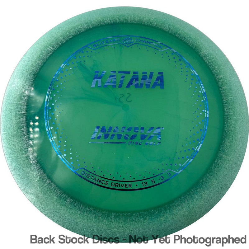 Innova Champion Blizzard Katana with Burst Logo Stock Stamp