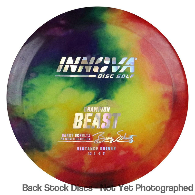 Innova Champion I-Dye Beast with Burst Logo Barry Schultz 2X World Champion Stamp