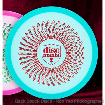 Discmania C-Line Color Glow MD1 Reinvented with Discmania Shield and Spiral Phenakistoscope Stamp