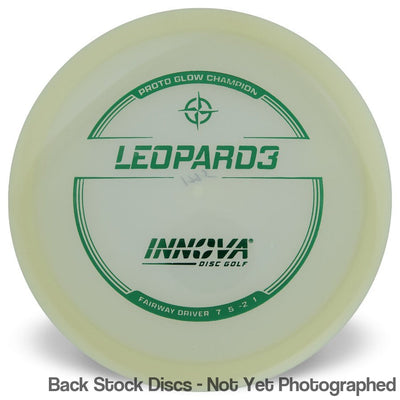 Innova Proto Glow Champion Leopard3 with Burst Logo Stock Stamp