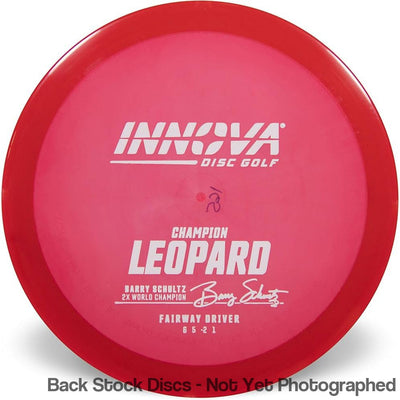 Innova Champion Leopard with Burst Logo Barry Schultz 2X World Champion Stamp