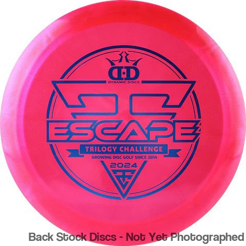 Dynamic Discs Lucid Ice Glimmer Escape with 2024 Trilogy Challenge Stamp