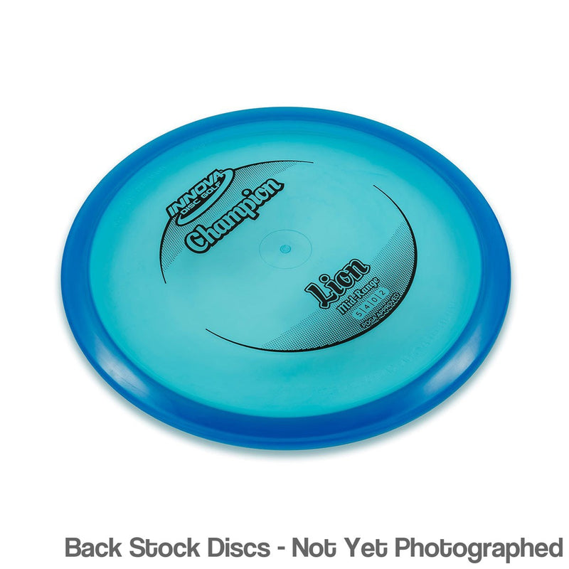 Innova Champion Lion with Circle Fade Stock Stamp