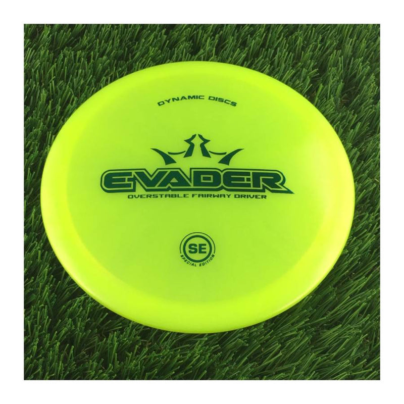 Dynamic Discs Lucid Glimmer Evader with Special Edition Stamp - 173g - Translucent Yellow