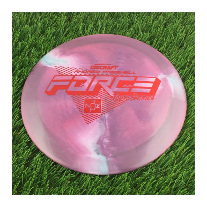 Discraft ESP Swirl Force with Andrew Presnell Tour Series 2022 Stamp