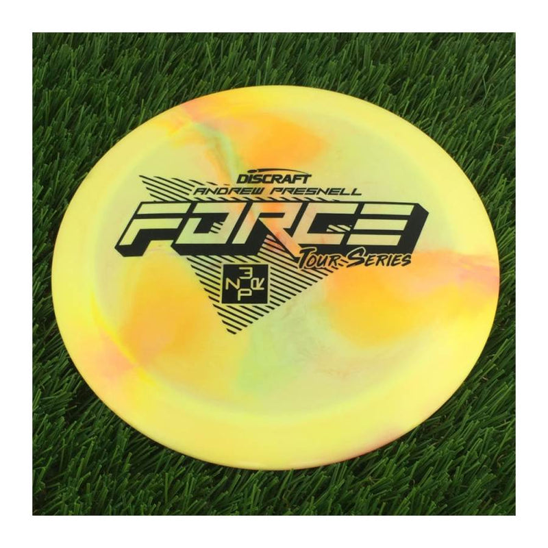 Discraft ESP Swirl Force with Andrew Presnell Tour Series 2022 Stamp