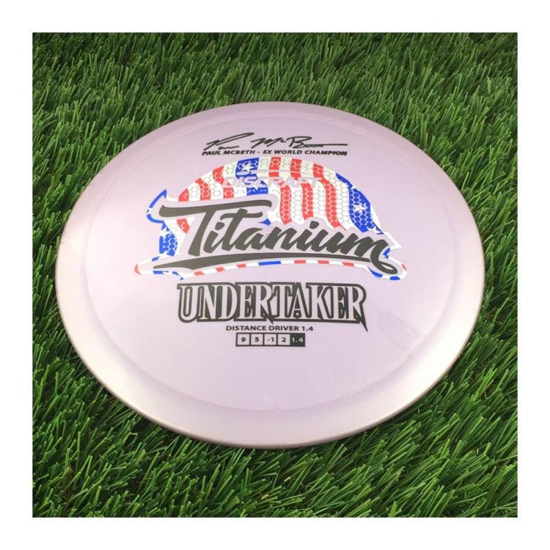 Discraft Titanium Undertaker with Paul McBeth - 5x World Champion Signature Stamp