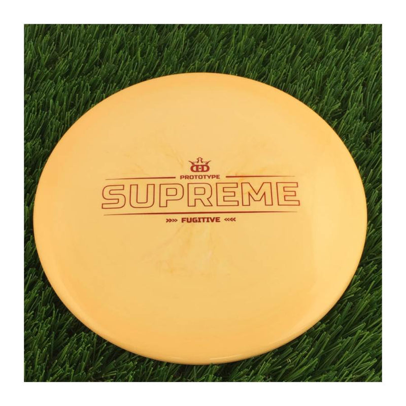 Dynamic Discs Supreme Fugitive Redesigned with Prototype Stamp - 176g - Solid Light Orange