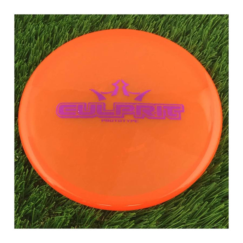 Dynamic Discs Lucid Ice Culprit with Prototype Stamp - 176g - Translucent Orange